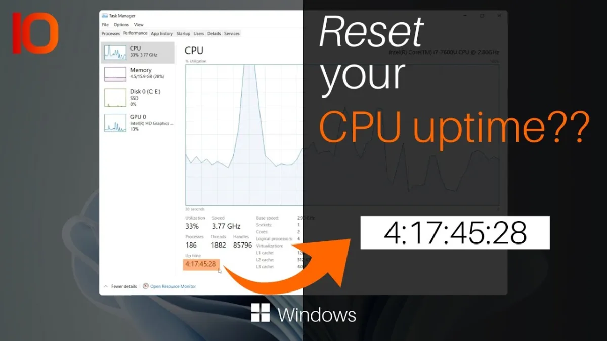 How to Reset CPU Uptime (2026 Complete Guide)