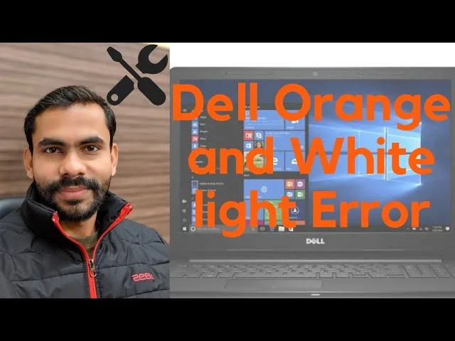 White and Yellow Flashing Light Dell Laptop (2026 Complete Guide)
